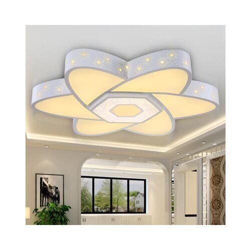 LED Acrylic Sweet Romance Atmosphere Ceiling Lights Sitting Room Dining-room Bedroom Absorb Dome Light 110-220V Ceiling Lamps