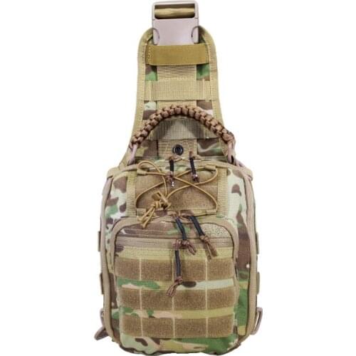 Tactical single shoulder backpack outdoor rider backpack hiking rucksack