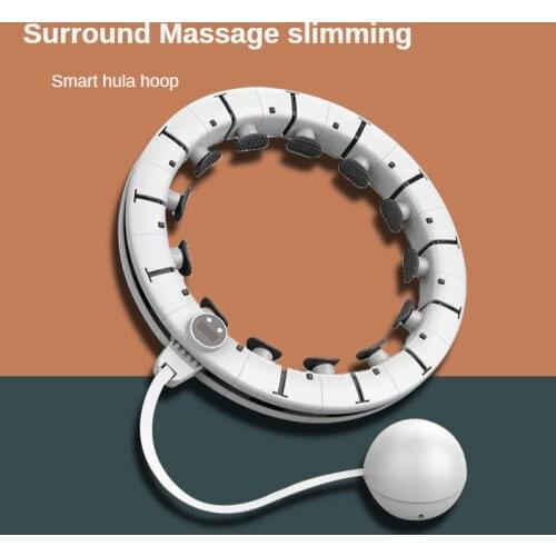 Intelligent Electrical Magnet Hoola Hoops Disassembled Abdominal Thin Waist Exercise Massage Fitness Weight Loss Sports Hoops