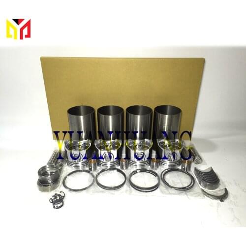 V2203 V2203-IDI Engine Rebuild Kit Cylinder Liner Sleeve PIston Ring Main Con Rod Bearing Set For Kubota Bobcat Excavator etc