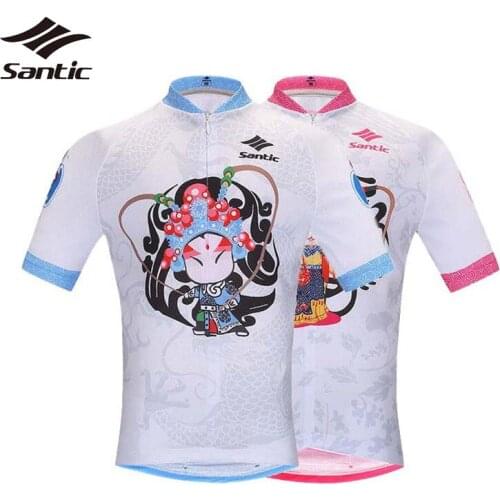 Santic Cycling Jersey Boy Girl Short Sleeve 2018 Pro Road Bike Jersey Summer Breathable Bicycle Top Shirt Cycling Clothing