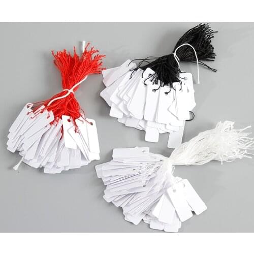 100pcs 3X1.2CM minisize Color plastic sheet tag/PVC plastic card blank Waterproof tag STOCK/Jewelry/watch/Trinket tag