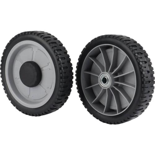 2 Pack 8Inch/198MM Lawn Mower Wheel for HONDA GXV160 HRJ 216 196 WALK BEHIND PUSH MOWERS CART 1/2Inch BEARING REAR