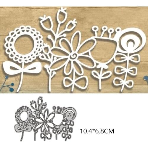 2021 Fresh Flowers New Metal Cutting Dies Photo Album and Planner Die Cut Scrapbooking For Crafts Card Making no Stamps