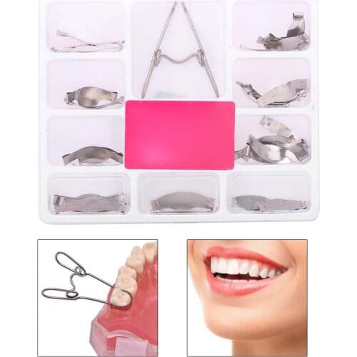 Dental Metal Sectional Mold Teeth Filling Full Kit for Teeth Replacement