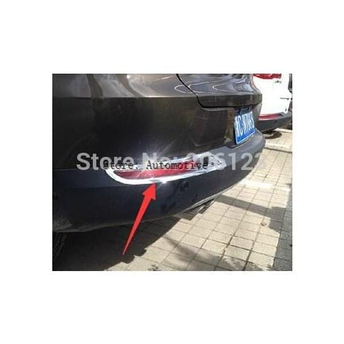 Free Shipping 2013 -2015 for Volkswagen Tiguan ABS Chrome Rear Fog light Lamp Cover Trim 2pcs
