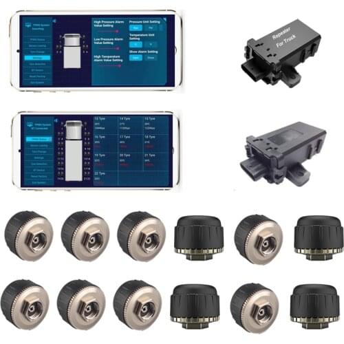 22 wheel external truck Android phone otr bus tpms external wireless tire pressure monitoring system