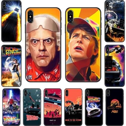 TV Back To The Future Phone case For iphone 4 4s 5 5S SE 5C 6 6S 7 8 plus X XS XR 11 PRO MAX 2020 black art coque luxury shell