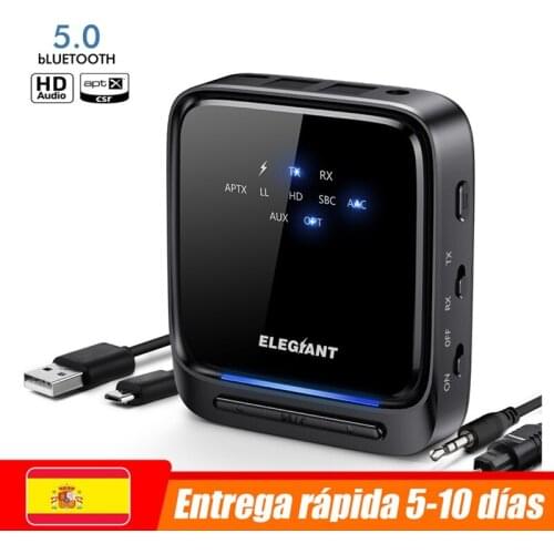 HD bluetooth 5.0 BTI-066 Wireless Audio Adapter Transmitter Receiver for TV Car Laptop Stereo Headphone Speaker Docking Station