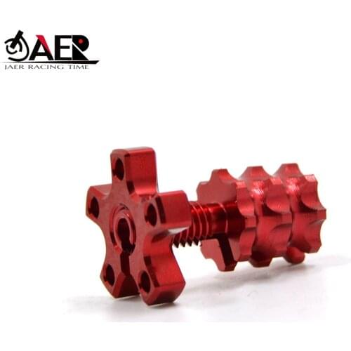 JAER Universal Aluminum Motorbike M8 Cable Adjuster Screw 8mm Brake Clutch Cable Screw for Yamaha Kawasaki Honda motorcycle