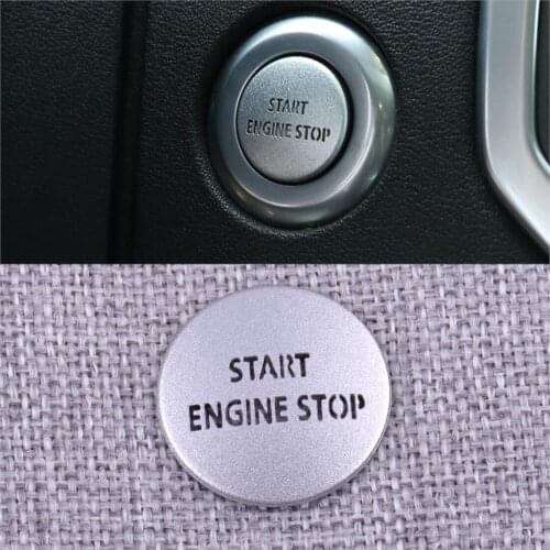 Car Engine Start Stop Push Button Switch Trim Cover Fit For Land Rover Discovery 4 Range Rover Sport 2013 2012 2011 2010