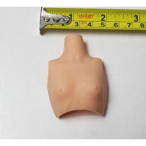 1/6 Scale Flat Chest Muscle Models for 12''Figures Bodies DIY