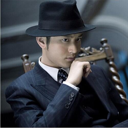 Fashion Fedora Hat Wide Brimmed Fedoras Men Snapback Gift Sun Hats Unisex Dance Gangster Panama Cap