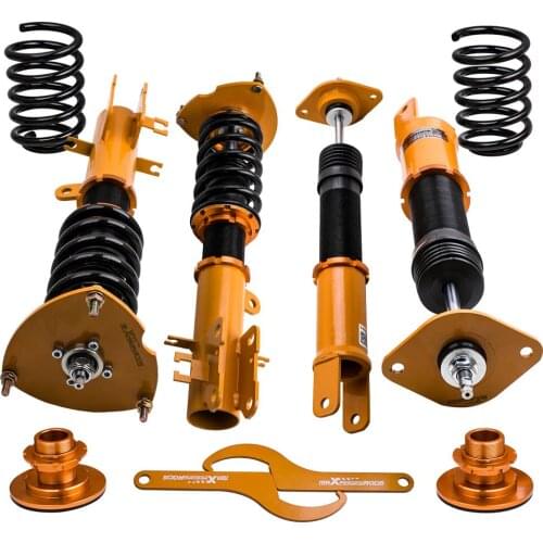 Full Coilovers Adj. Damper Kits for Nissan Altima L32A D32 for Maxima A35 Shocks 07-15 24 way Adj. Damper Shocks Absorbers