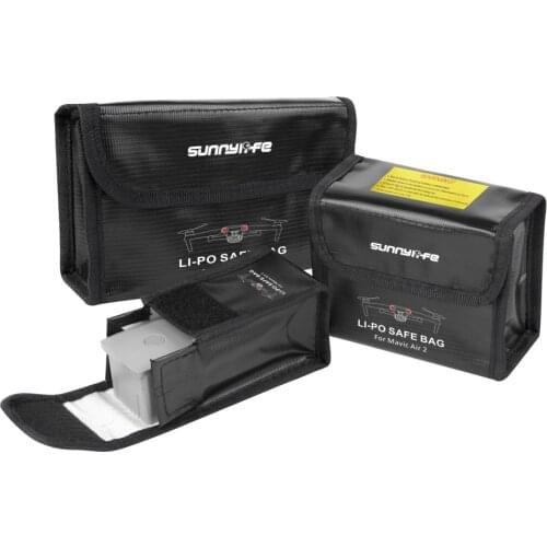 Mavic Air 2 LiPo Safe Bag Explosion-proof Protective Battery Storage Bag for DJI Mavic Air 2