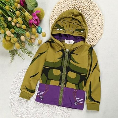 Boys Hoodies Christmas Sweatshirt Long Sleeve Cartoon Printing Jackets 2-7 Year Children Tracksuit Halloween Spring Autumn Coats