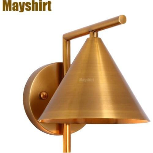 Vintage Wall Lamp Nordic Led Metal Wall Sconce Light Fixtures Bathroom Bedroom Bedside Lamp Mirror Lights Home Industrial Decor