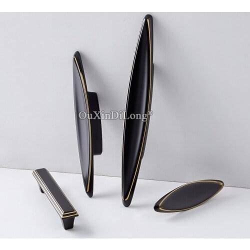High Quality 10PCS European Solid Brass Kitchen Cabinet Door Handles Cupboard Wardrobe Drawer Cabinet Pulls Handles and Knobs