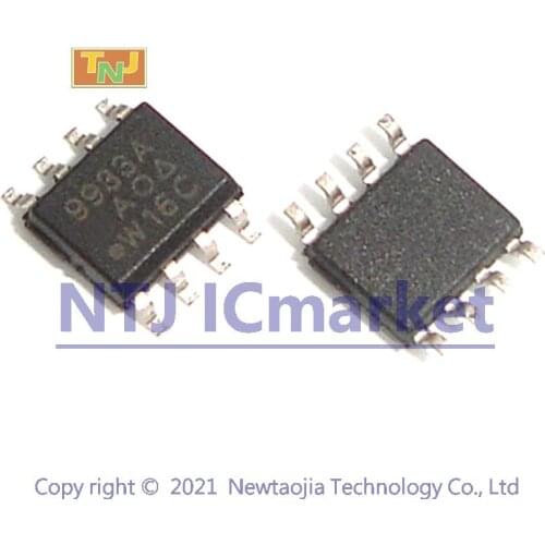 10 PCS SI9933ADY SOP-8 SI9933A SI9933 9933A Dual P-Channel 20-V (D-S) MOSFET Transisitor Chip IC