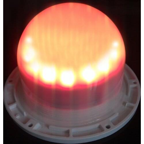 120mm 48 LED Lights direct charge lamp base illuminated light source RGB 16 color change for led ball electrical parts 10pcs/lot