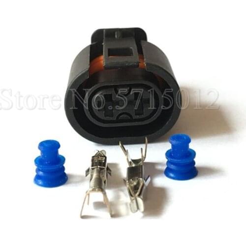 2 Hole 6N0 927 997 / 357 973 202 Automotive Connector Car ABS Sensor Plug For VW Audi