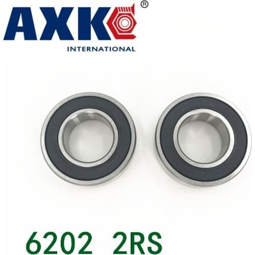 Axk 6202rs Bearing Abec-3 (4 Pcs) 15*35*11 Mm Deep Groove 6202 2rs Ball Bearings 180202 Rz 6202 2rz Emq Quality