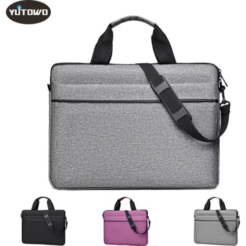 Laptop Bag Sleeve For Macbook Pro 13.3 14 15.6 inch Air Xiaomi Acer Lenovo Dell HP Protective Case Carrying Handbag Shoulder Bag