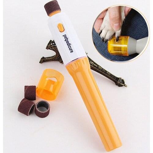 Electric Pet Nail clippers Trimmer Pet Nail Tools Grinding Dog Nail Clippers Dogs Grooming Machine Supplies