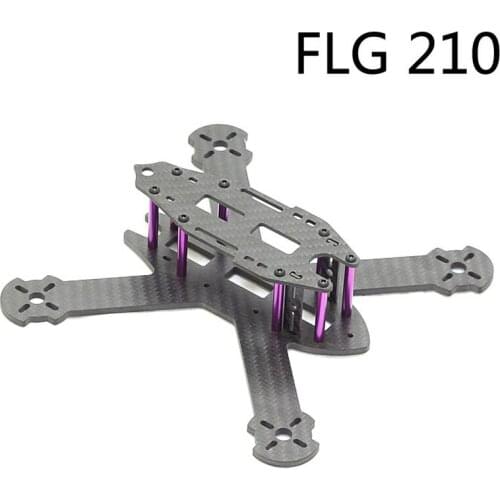 FLG 210 Mini mm Pure Carbon Fiber Quadcopter Super Light Frame Kit QAV TWE