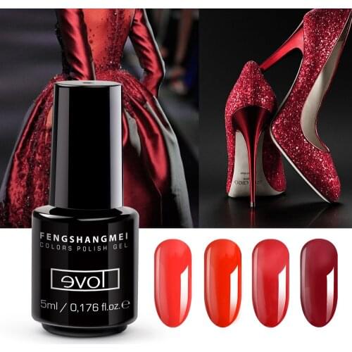 Fengshangmei 5ml UV Gel Polish 225 Colors Nail Design Longer Lasting Gel For The Nails
