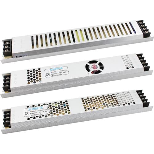 AC DC Alimentation 12V Power Supply 60W 100W 150W 200W 300W Transformers 220V To 12V Power Supply 12 V Volt LED Driver