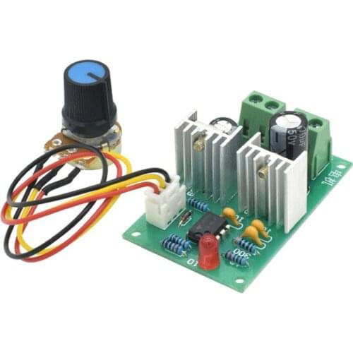 PWM speed controller 12V 24V 36V DC motor 0~100% adjustable drive module Input 3A 100W