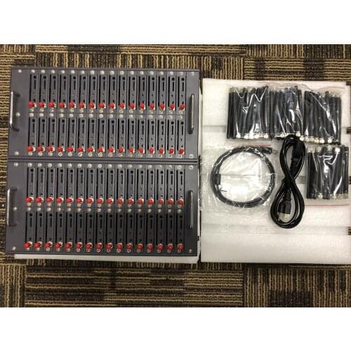 Bulk sms gateway 64 ports imei change 3G modem, modem sms gateway 900/2100 MHz 3g 64 port modem pool