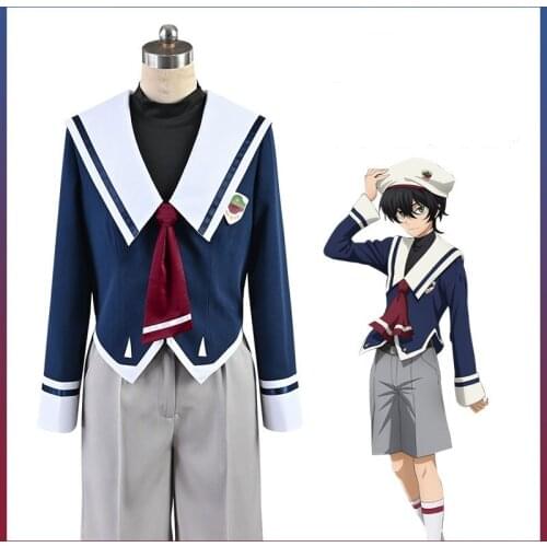 Miya SK8 the Infinity Anime Cosplay Costume SK Short Wig Hat Socks Halloween Masquerade Party Outfits Uniform Suit Men Women