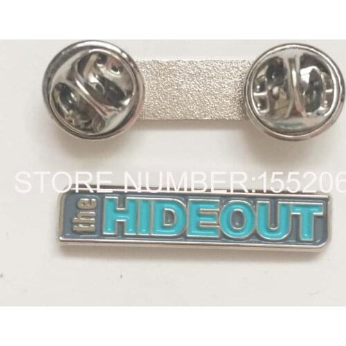 Custom 1" Hide Out Lapel Pin