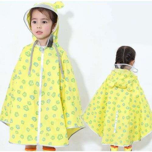 Raincoat Waterproof For Children Kids Impermeable Rain Coat Ponchos Trench Outdoors Travel Hiking Rainwear Chubasquero