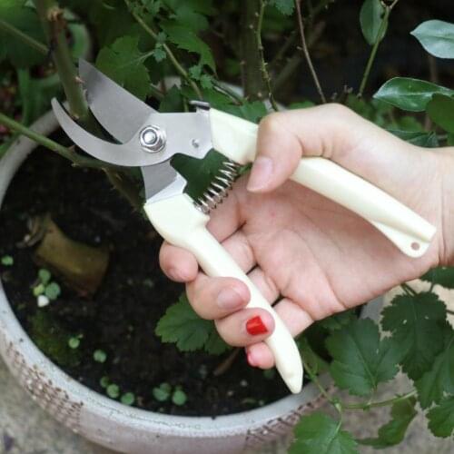 Pruning Shears Sharp Blade Grip Stainless Steel Strong Shear Force Secateurs Grafting Fruit Tree Pruning Garden Grafting Pruner