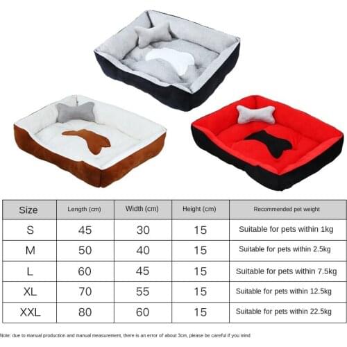 Dog kennel four seasons general winter warm cat kennel Teddy dog pet kennel bed supplies large and small dog cushion cat