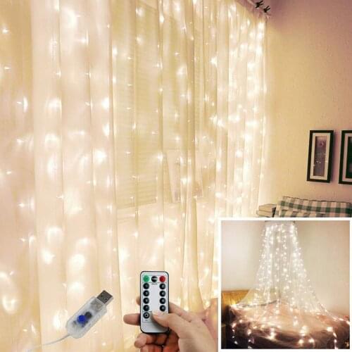 Led Light String Solar Garden Halloween Decoration Christmas Holiday Meteor Shower Rain Curtain For Bedroom Wedding Fairy