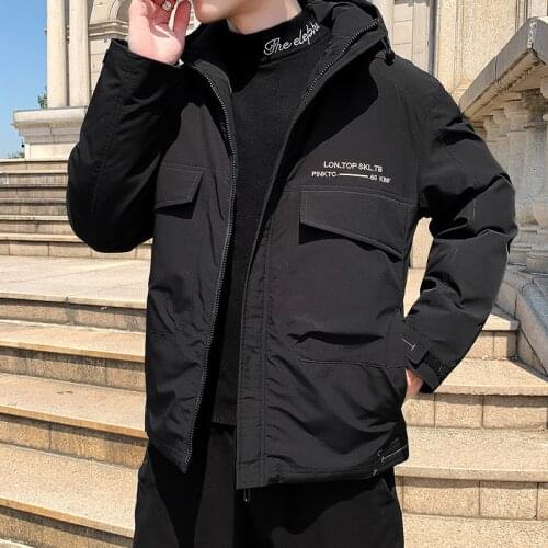 TiLeewon Men's Parkas With A Hood