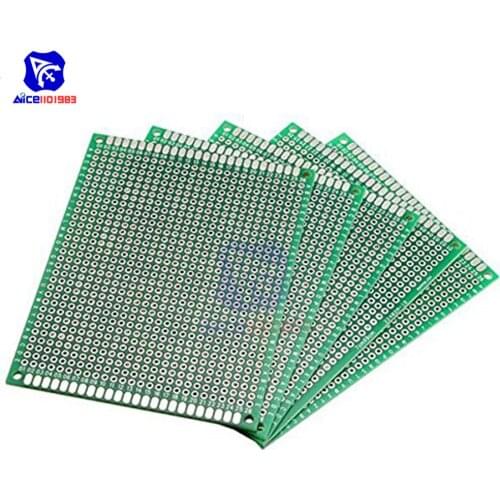 Diymore 5PCS/Lot 7x9cm Universal Printed Circuit Board Double Sided Prototype FR-4 PCB Board 70*90mm