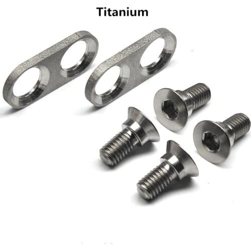 Bicycle self-locking pedal gasket screw titanium pedal accessories for shiman pedal MTB