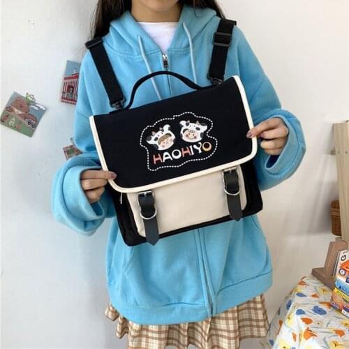 Harajuku Japanese High School Girls Backpack JK Multiple Crossbody Bags Student Tote Bag Backpack Women Mochila Feminina Bagpack