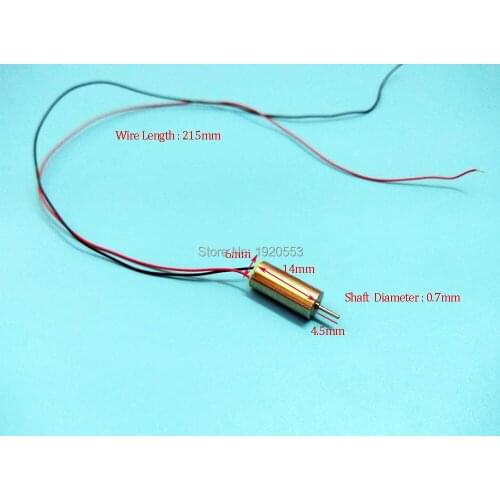 6*14mm 614mm V911-20 Tail Motor Set Spare Parts Accessory For Wltoys V911 V911-1 V911-2 4Ch RC Helicopter Small Heli Model