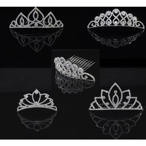 New headwear and crown headband ladies wedding crown bridal accessories jewelry headband hoop headwear suitable for cute prin