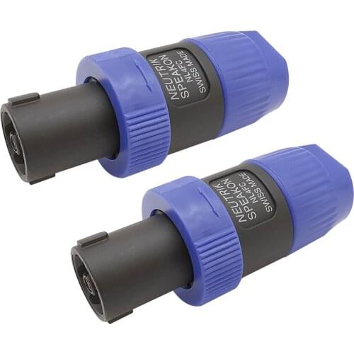 4 Pin NL4FC Speaker Connector NL4FC 4 Pole Plug Male Twist Lock Audio Cable Speaker Connectors