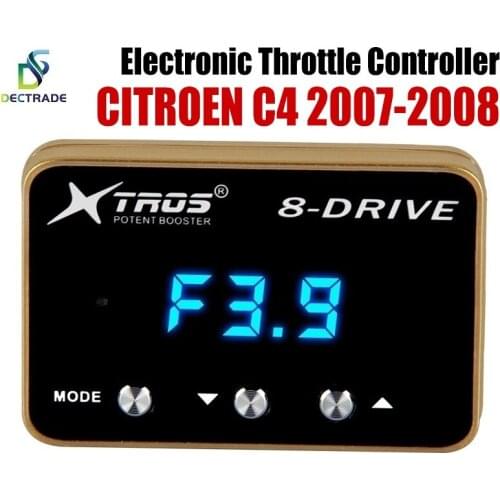 DECTRADE Car Electronic Throttle Controller Racing Accelerator Potent Booster For Citroen C4 2007-2008 Tuning Parts