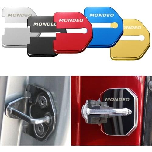 Car-Styling Door Lock Protection cover Auto Emblems Case For Ford Mondeo Accessories
