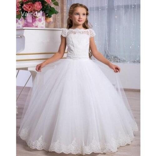 White Flower Girl Dresses 8 to 10 Years Old