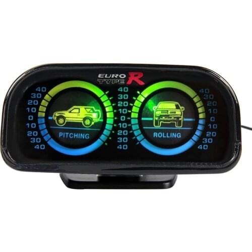 Euro Typer Car Adjustable Compass Balancer Slope Meter Tachometer